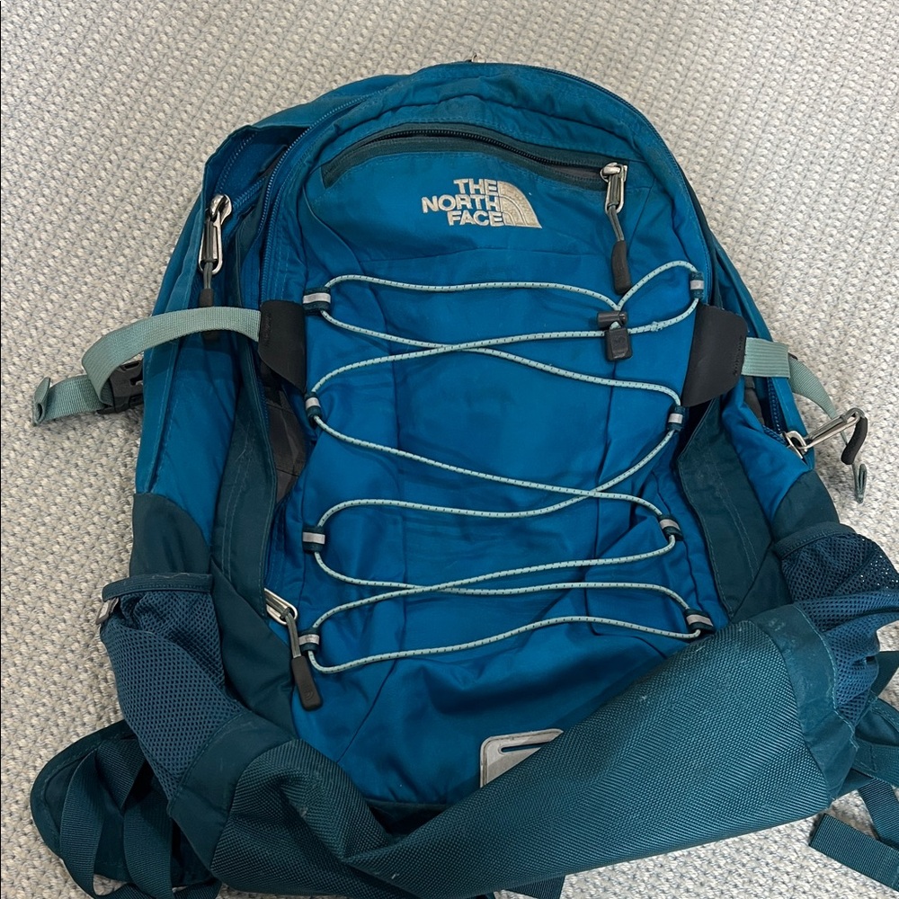The North Face Blue Backpack